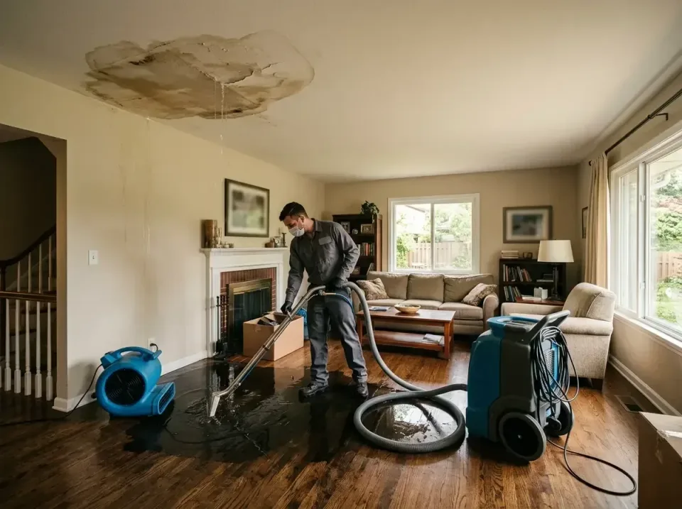 attic-pipe-burst-ceiling-drip-008 — frequently asked questions, Water Damage Restoration & Carpet Care in Jeffersontown, KY
